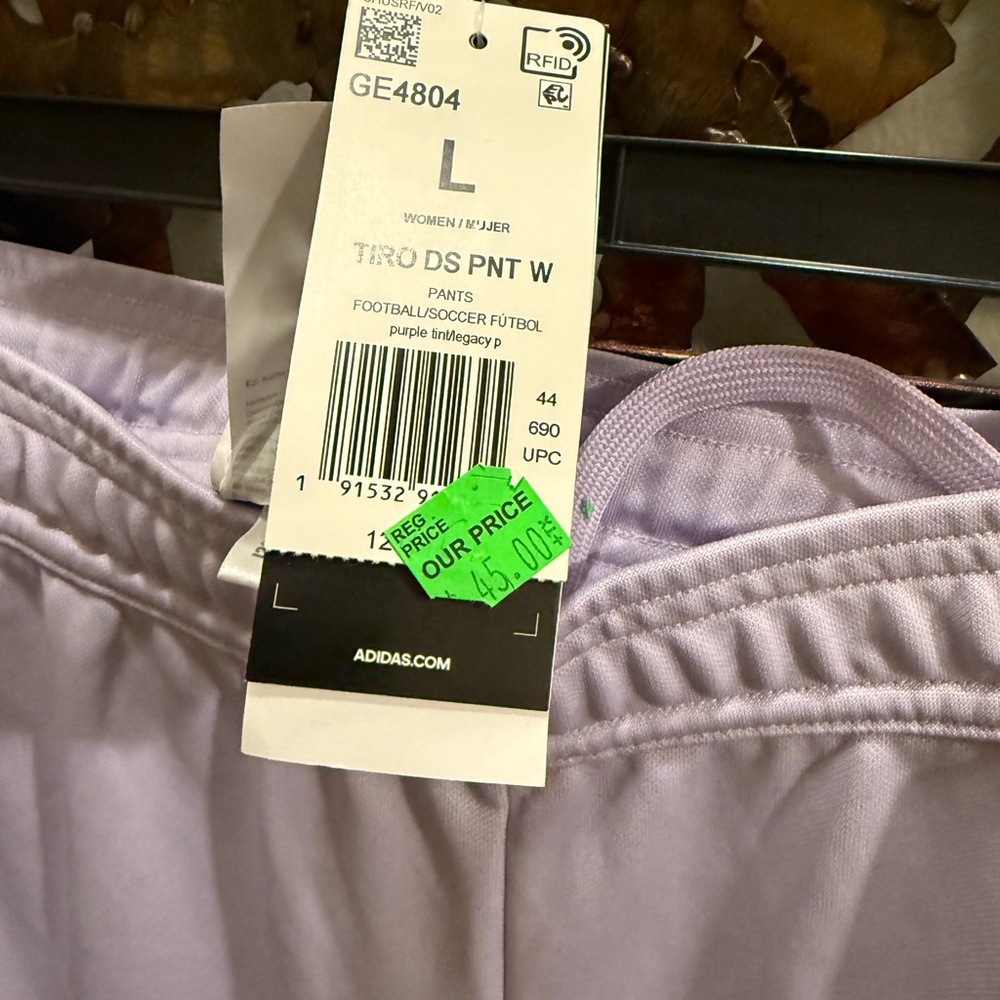 Adidas Lavender Track Pants - Picture 6 of 6